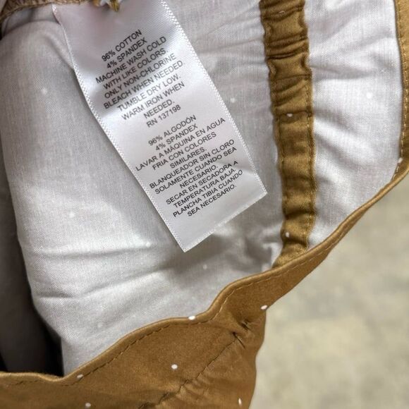 Danielle Bernstein Women Bishop puff Sleeve Top, Beige Dot - Picture 7 of 8